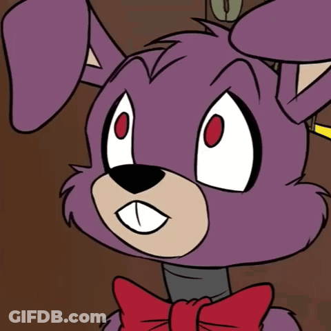 Close Up Of Cartoon Bunny With Bow Tie GIF