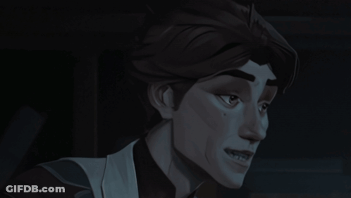 Close Up Of Cartoon Character Face GIF