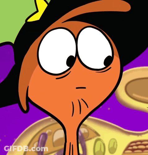 Close Up Of Cartoon Character Face GIF