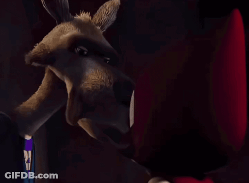 Close Up Of Cartoon Character Face GIF