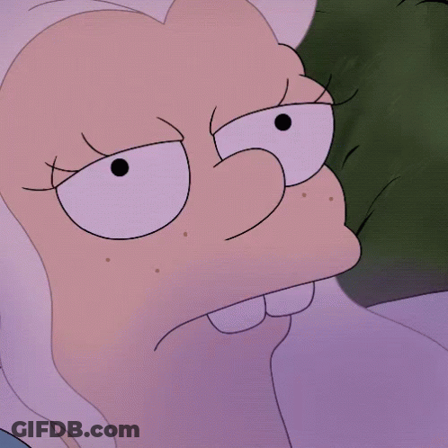 Close Up Of Cartoon Character Face GIF