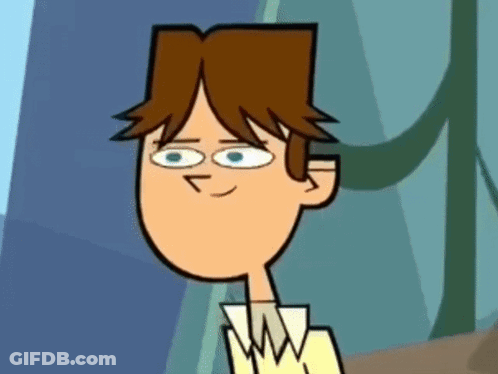 Close Up Of Cartoon Character Making A Face GIF