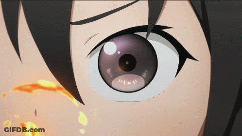 Close Up Of Cartoon Character's Eye GIF