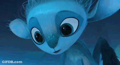 Close Up Of Cartoon Character's Face GIF