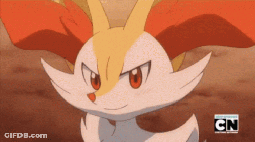Close Up Of Cartoon Character With CN GIF