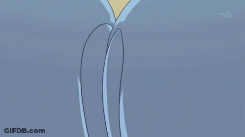 Close Up Of Cartoon Character With O And U On Eyes GIF