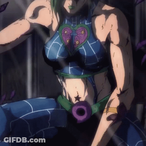 Close Up Of Cartoon Character With Purple Heart GIF