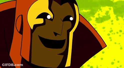 Close Up Of Cartoon Character With Smile GIF