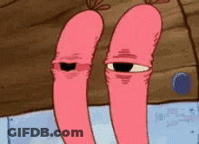 Close Up Of Cartoon Eyes And Legs GIF