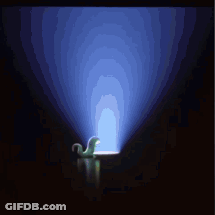 Close Up Of Cartoon Feet On Screen GIF