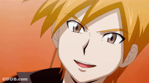 Close Up Of Cartoon With Orange Hair GIF