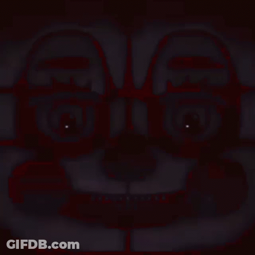 Close Up Of Clown's Red Eyes GIF