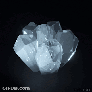 Close Up Of Crystal Saying Pi-Slices GIF