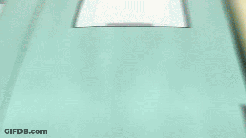 Close Up Of Door With Two Windows GIF