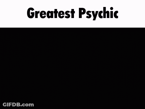 Close Up Of Eye Saying Greatest Psychic GIF