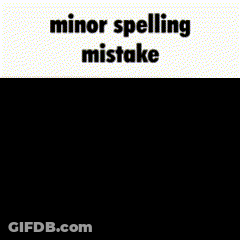 Close Up Of Eyes With Minor Spelling Mistake GIF