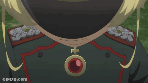 Close Up Of Eyes With Red Hat GIF
