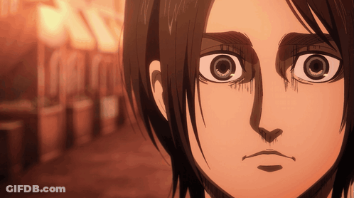 Close Up Of Face With Large Eye GIF