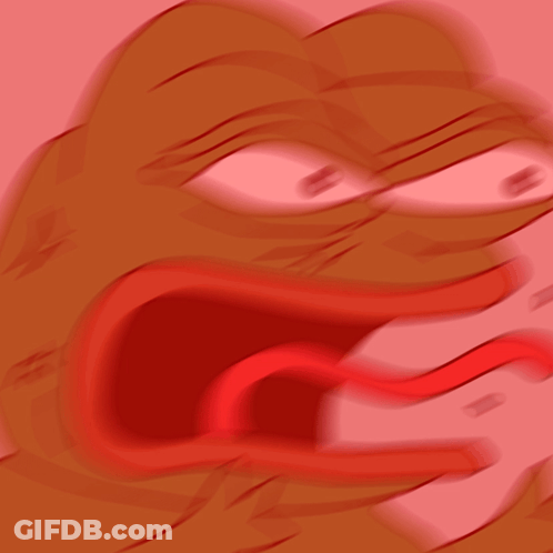 Close Up Of Frog With Mouth Wide Open GIF