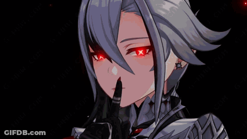 Close Up Of Girl's Face On Red Background GIF
