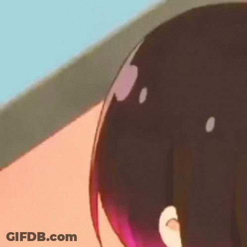 Close Up Of Girl With Blue Eye GIF