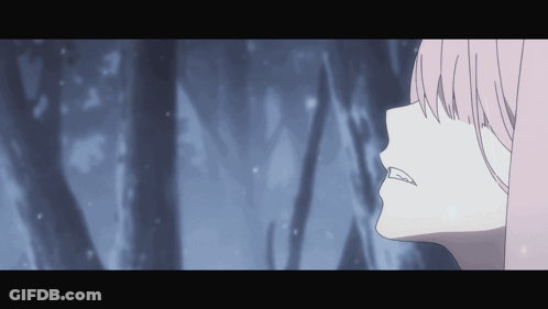 Close Up Of Girl With Pink Hair GIF