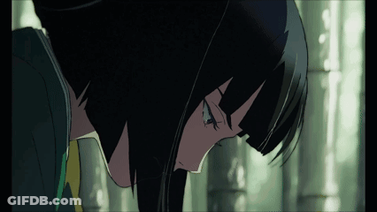Close Up Of Girl With Serious Look GIF