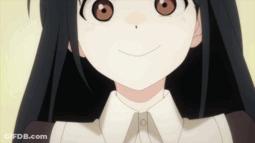 Close Up Of Girl With Smiley Face GIF