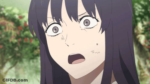 Close Up Of Girl With Surprised Expression GIF
