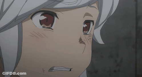 Close Up Of Gray Haired Character GIF