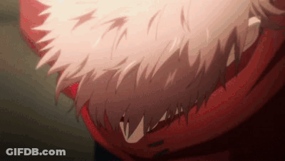 Close Up Of Hair With Red Sweater GIF