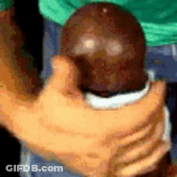 Close Up Of Hand Holding A Ball GIF