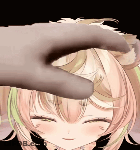Close Up Of Hand On Girl's Forehead GIF