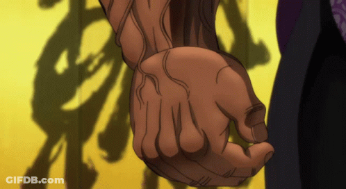 Close Up Of Hand With Shadow GIF