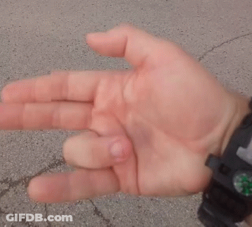 Close Up Of Hand With Watch On Wrist GIF