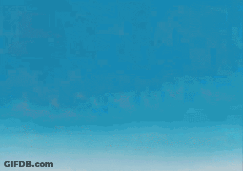 Close Up Of Hands Against Blue Sky GIF
