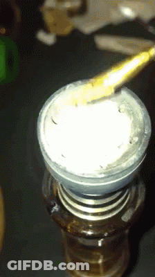 Close Up Of Hookah With Lighter GIF