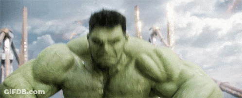 Close Up Of Hulk's Face GIF