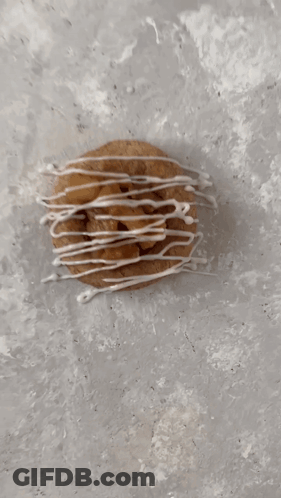 Close Up Of Iced Cookie GIF