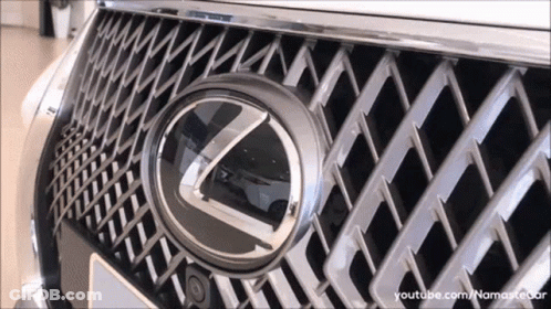 Close Up Of Lexus Logo GIF
