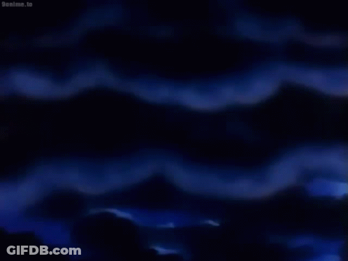 Close Up Of Lightning Bolt In Dark Room GIF