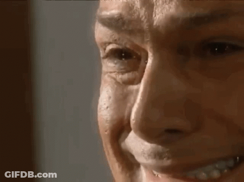 Close Up Of Man Crying With Tear GIF