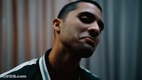Close Up Of Man Face And Neck GIF