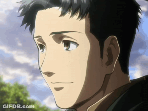Close Up Of Man Face With Blue Sky GIF