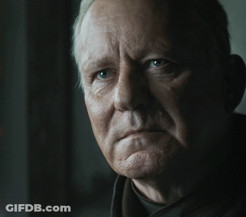 Close Up Of Man Face With Everything Below Him GIF