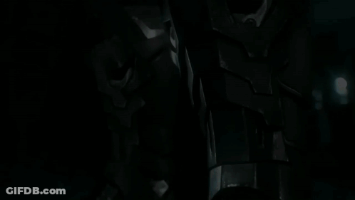 Close Up Of Man In Bat Suit GIF