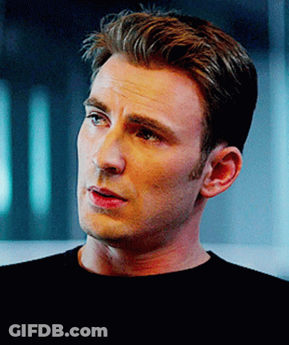 Close Up Of Man In Black Shirt GIF