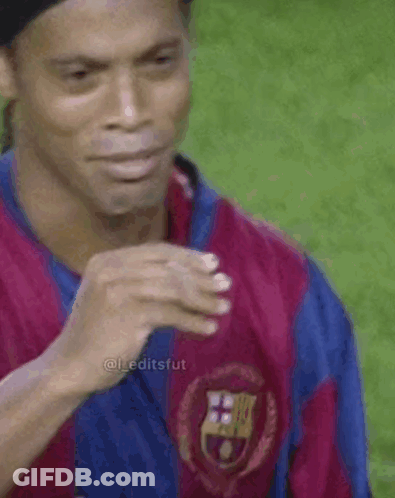 Close Up Of Man In Blue Shirt GIF