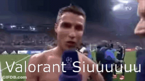 Close-Up Of Man In Blue Shirt GIF