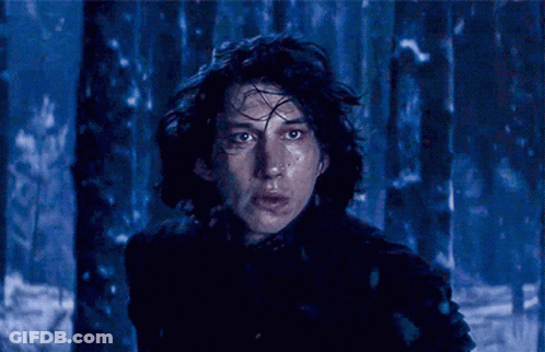 Close Up Of Man In Dark Forest GIF